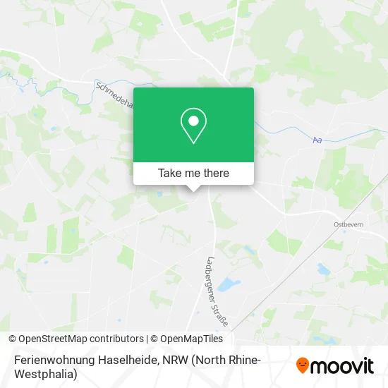 Ferienwohnung Haselheide map