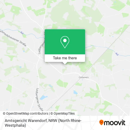 Карта Amtsgericht Warendorf