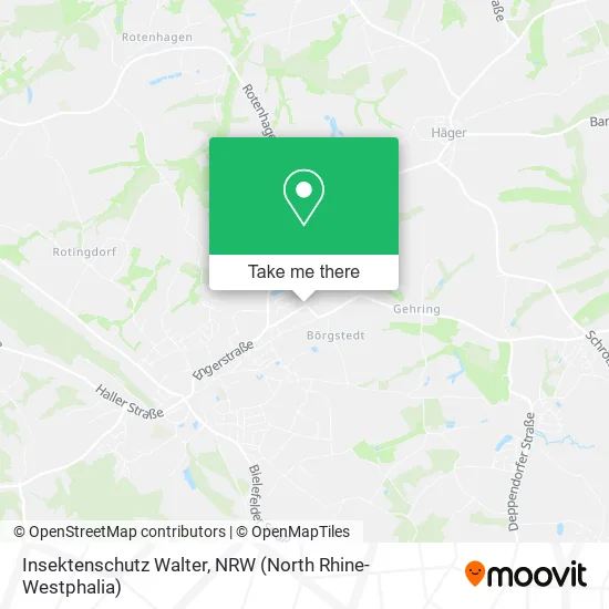 Карта Insektenschutz Walter