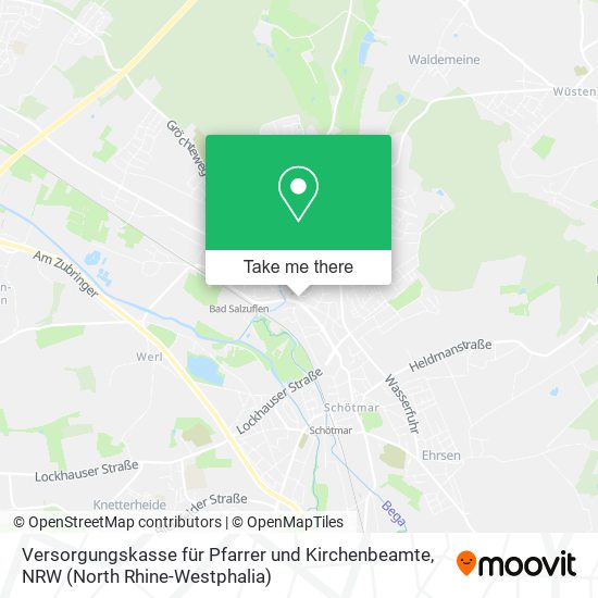 Versorgungskasse für Pfarrer und Kirchenbeamte map