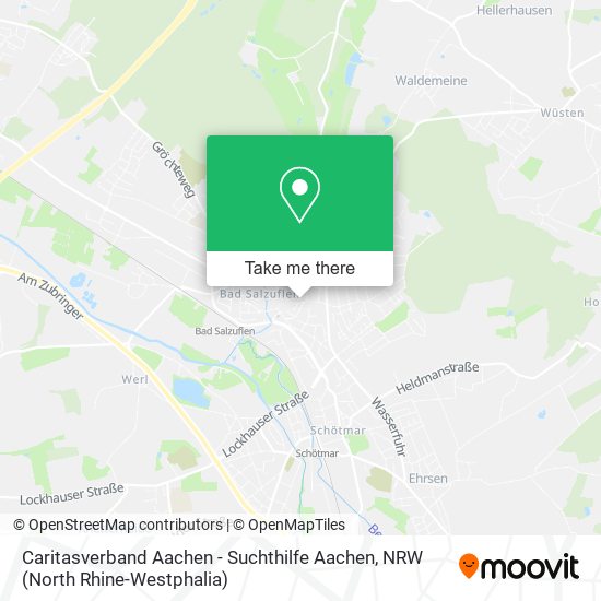 Caritasverband Aachen - Suchthilfe Aachen map