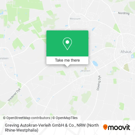 Карта Greving Autokran-Verleih GmbH & Co.