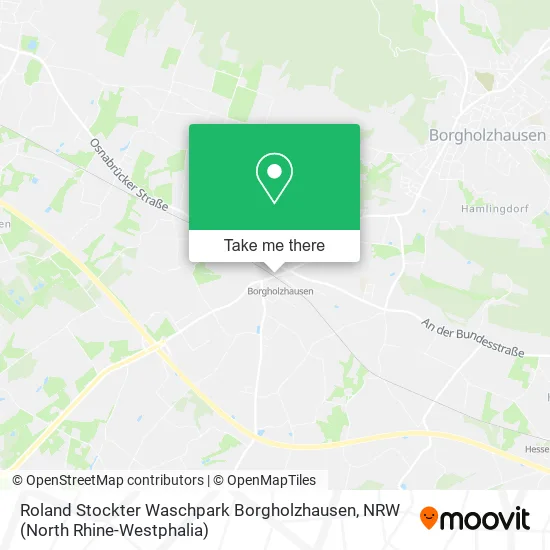 Roland Stockter Waschpark Borgholzhausen map