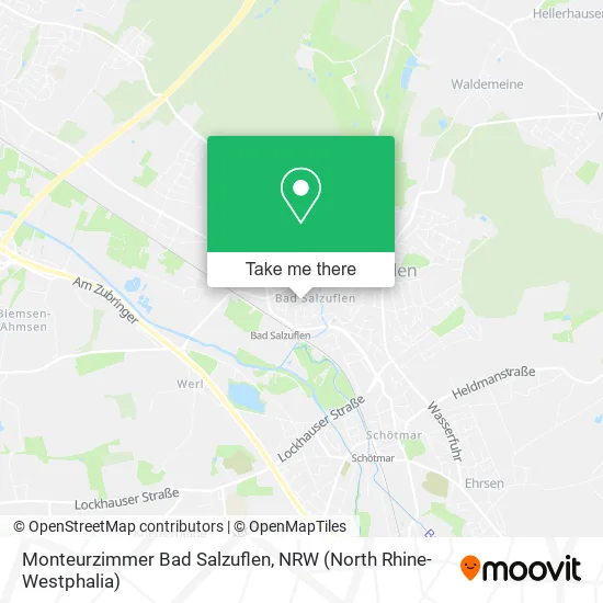 Карта Monteurzimmer Bad Salzuflen