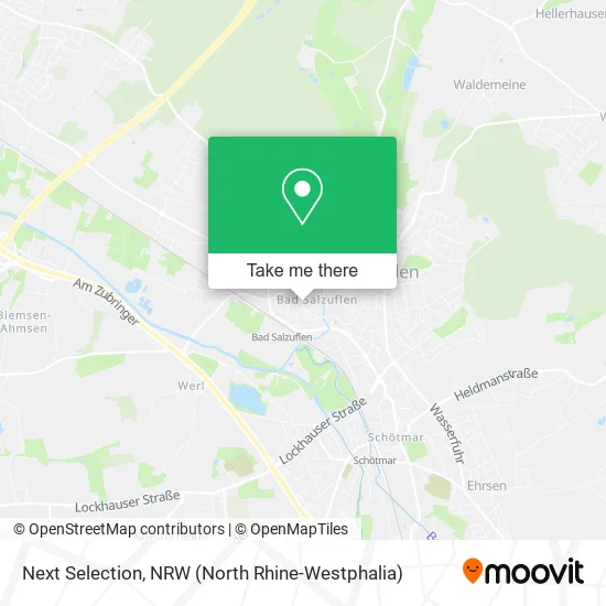 Карта Next Selection