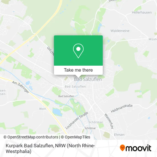 Карта Kurpark Bad Salzuflen