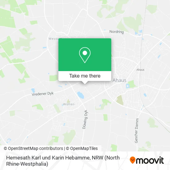 Карта Hemesath Karl und Karin Hebamme