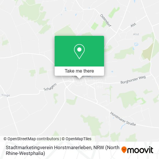 Stadtmarketingverein Horstmarerleben map