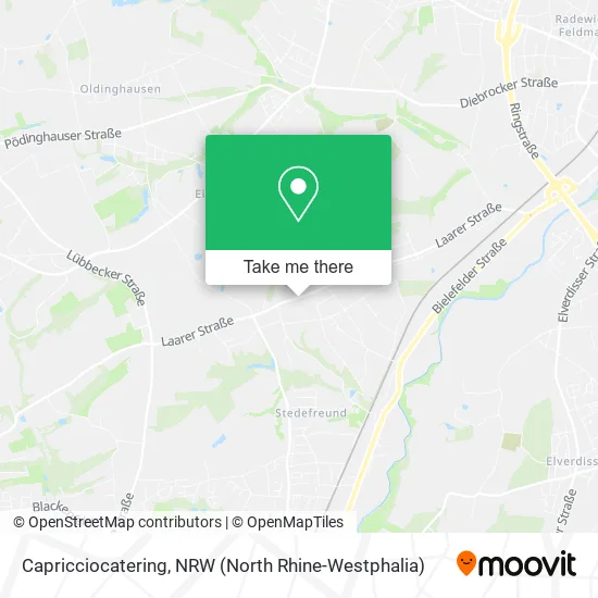 Карта Capricciocatering