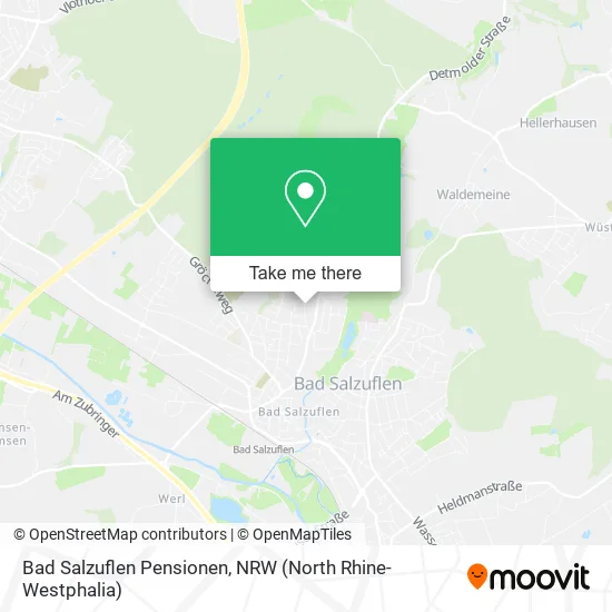 Карта Bad Salzuflen Pensionen