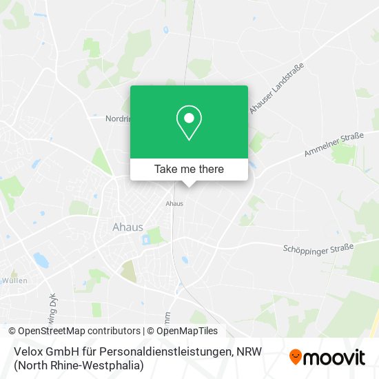 Velox GmbH für Personaldienstleistungen map