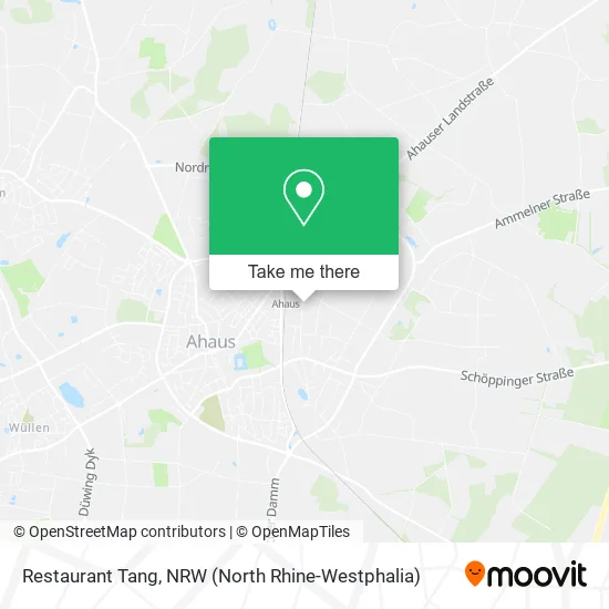 Карта Restaurant Tang