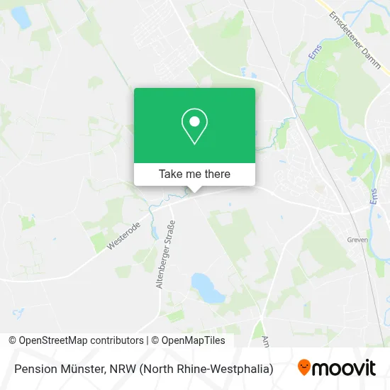 Pension Münster map