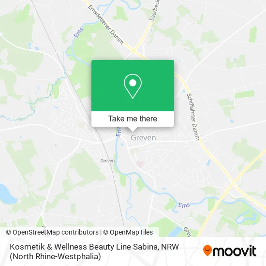 Карта Kosmetik & Wellness Beauty Line Sabina