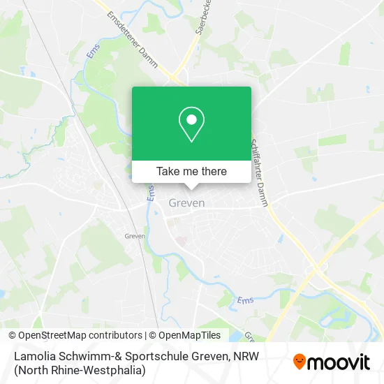 Карта Lamolia Schwimm-& Sportschule Greven