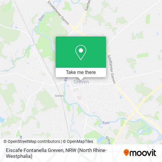 Eiscafe Fontanella Greven map