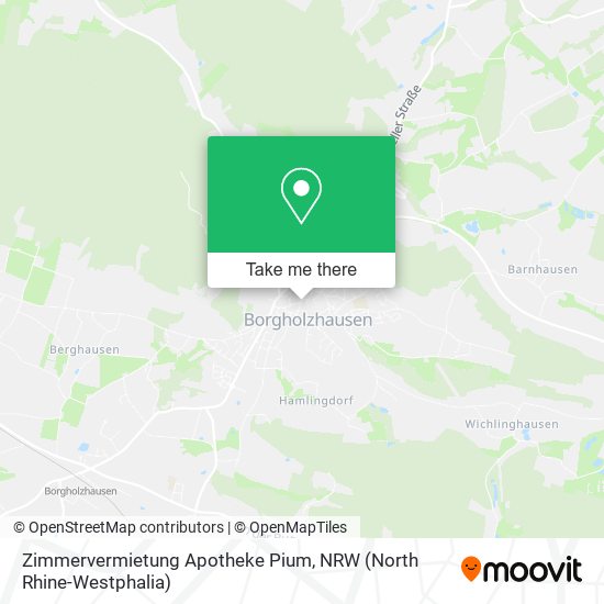 Zimmervermietung Apotheke Pium map