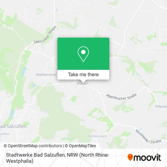 Stadtwerke Bad Salzuflen map