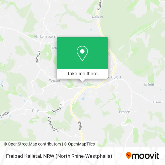 Карта Freibad Kalletal