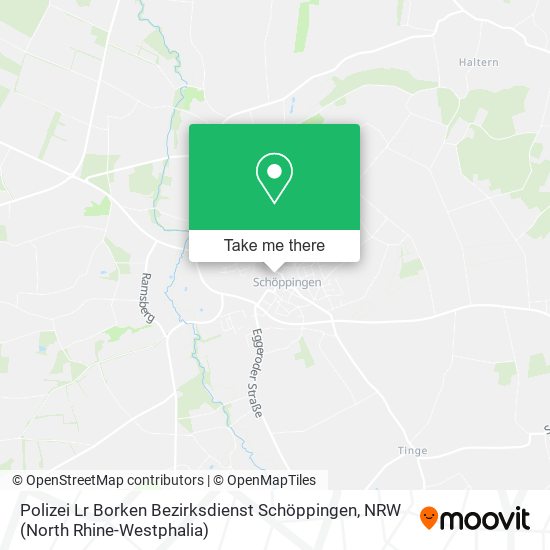 Polizei Lr Borken Bezirksdienst Schöppingen map