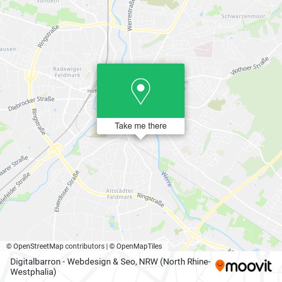Digitalbarron - Webdesign & Seo map