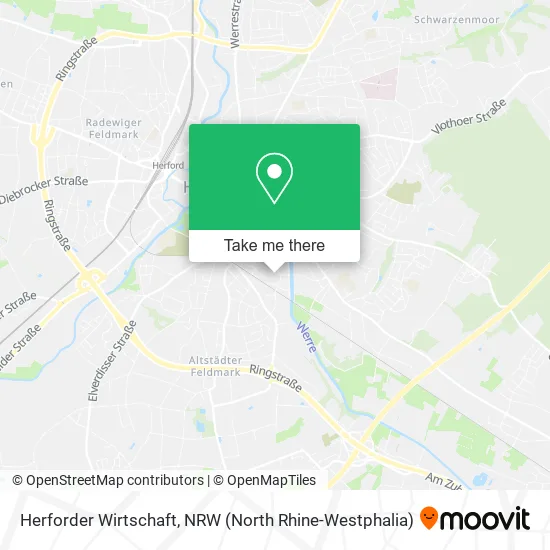 Карта Herforder Wirtschaft