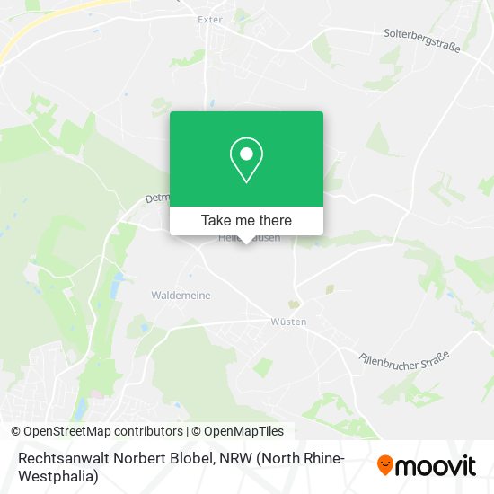 Rechtsanwalt Norbert Blobel map