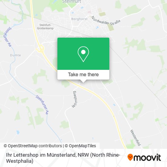 Ihr Lettershop im Münsterland map