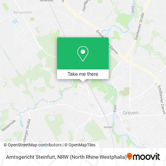 Карта Amtsgericht Steinfurt