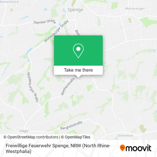 Карта Freiwillige Feuerwehr Spenge