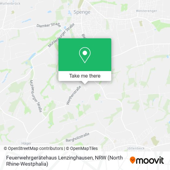 Feuerwehrgerätehaus Lenzinghausen map