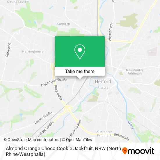 Almond Orange Choco Cookie Jackfruit map