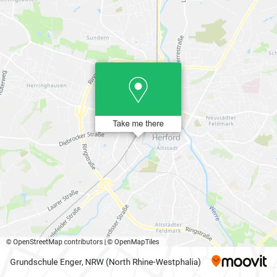 Карта Grundschule Enger