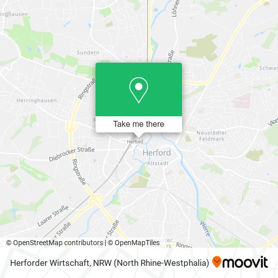 Herforder Wirtschaft map
