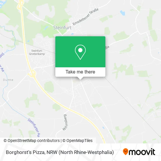 Карта Borghorst's Pizza