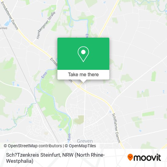 Sch?Tzenkreis Steinfurt map
