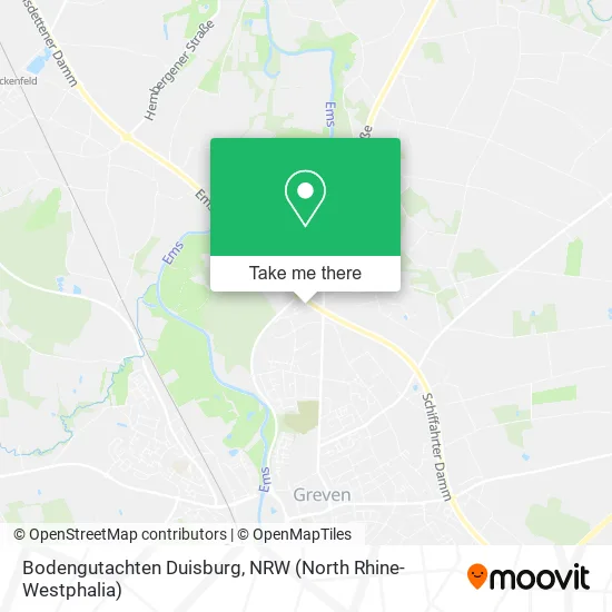 Карта Bodengutachten Duisburg