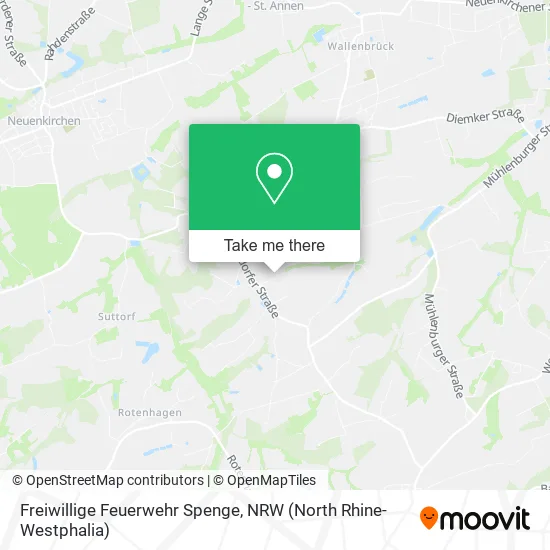 Карта Freiwillige Feuerwehr Spenge