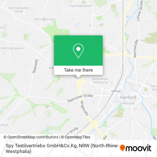 Карта Spy Textilvertriebs GmbH&Co.Kg