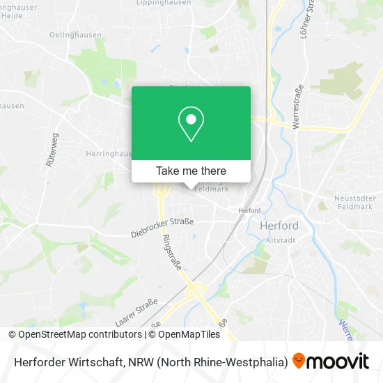 Карта Herforder Wirtschaft