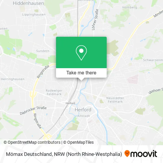Карта Mömax Deutschland