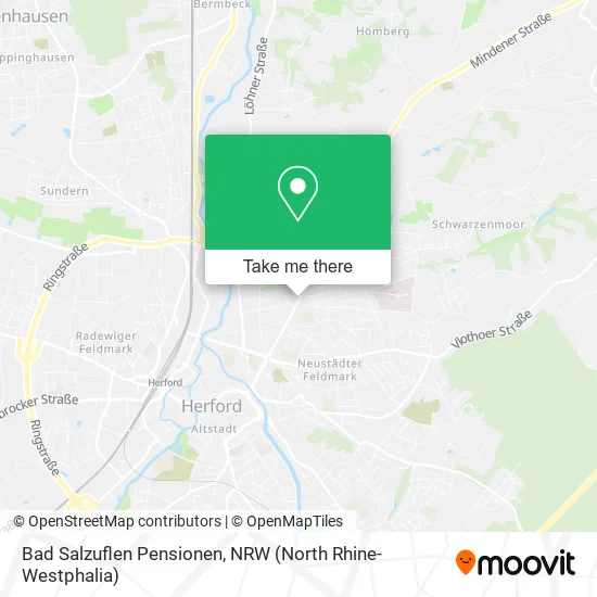 Карта Bad Salzuflen Pensionen
