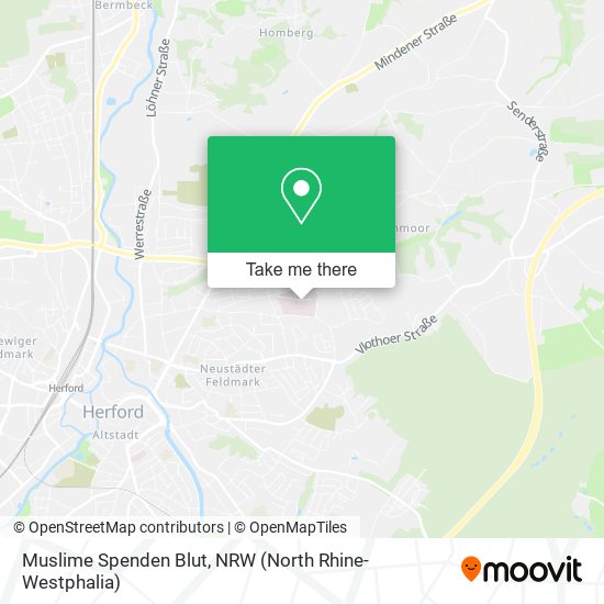 Muslime Spenden Blut map