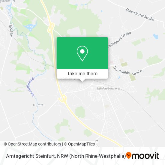 Карта Amtsgericht Steinfurt