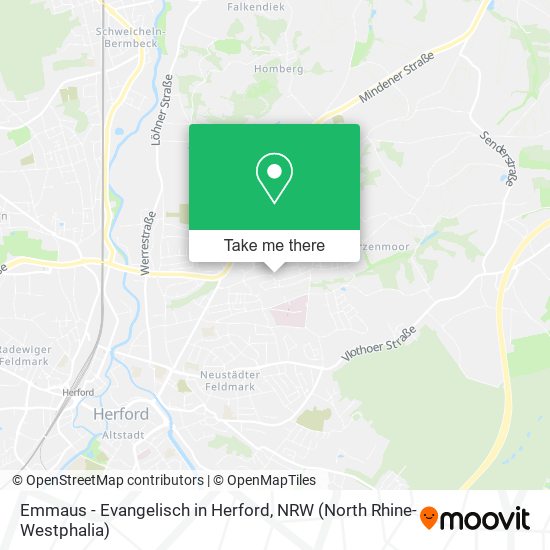 Emmaus - Evangelisch in Herford map