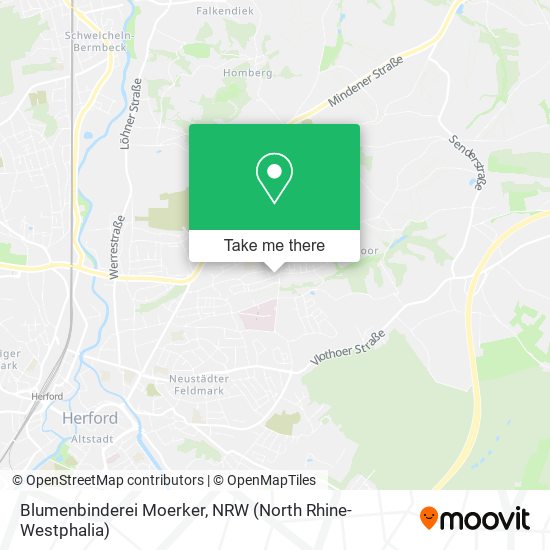 Blumenbinderei Moerker map