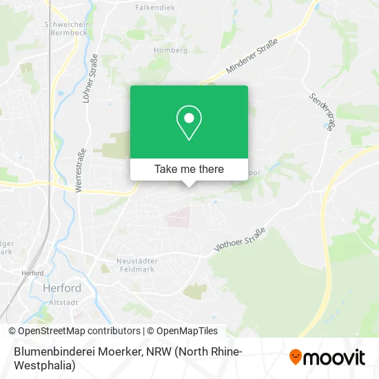 Карта Blumenbinderei Moerker