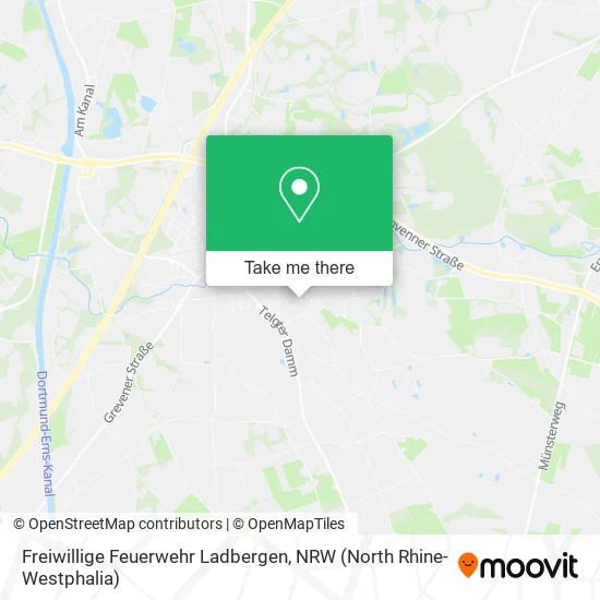 Карта Freiwillige Feuerwehr Ladbergen