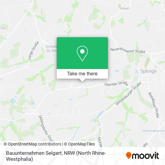 Bauunternehmen Selgert map