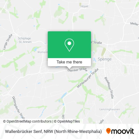 Wallenbrücker Senf map